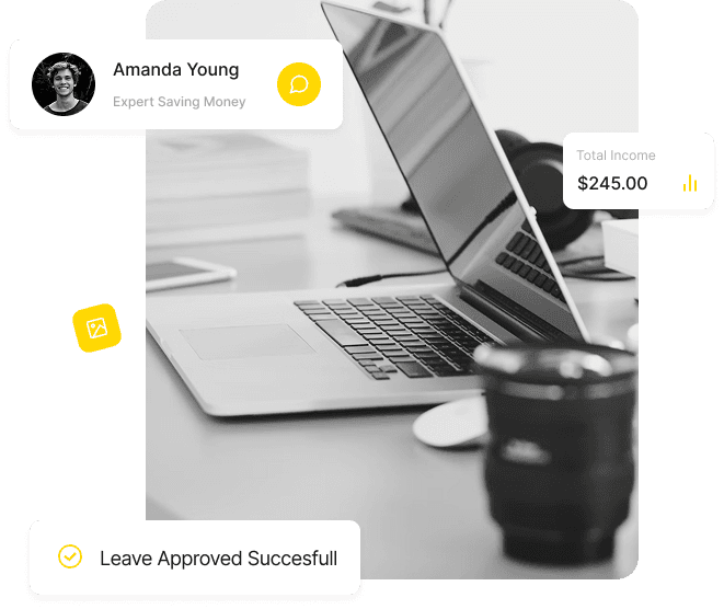 Workspace showing software development benefits