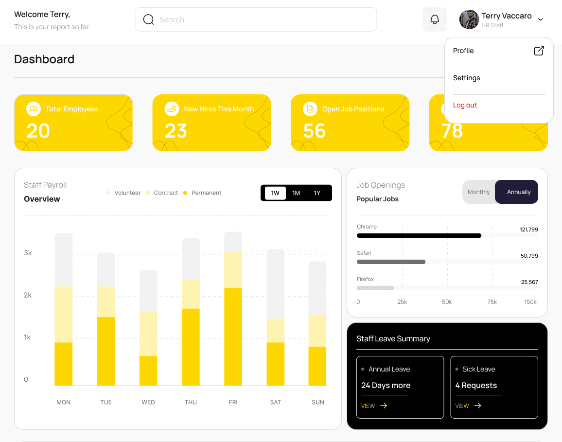 Piyata HRMS screenshot